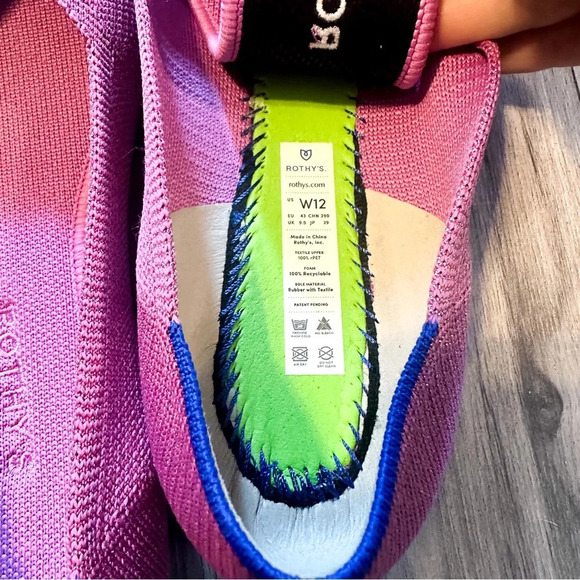 Rare Rothy’s ‘The Flat’ Limited Edition Shoes - Metallic Bloom - Picture 9 of 9